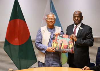 Djibouti PM Meets Bangladesh Chief Adviser