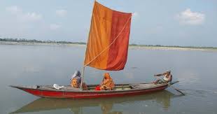 The traditional sail-and-carry boat of rural Bengal is extinct