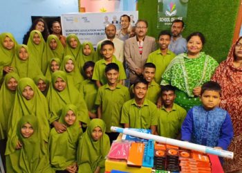 Rotary Club of Eskaton Dhaka Supports School with Scientific Education Materials