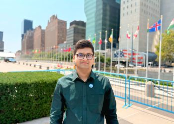 Anik Biswas — Artificial intelligence and healthcare researcher Anik Biswas participated in the Youth and AI Summit at the United Nations