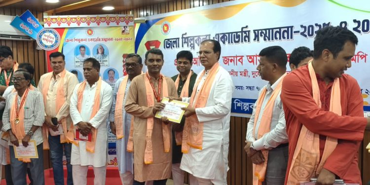 9 individuals and 1 organization receive Shilpakala Academy awards in Lalmonirhat